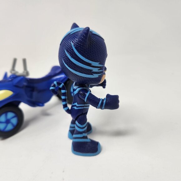 PJ Masks Catboy Figure & Cat Car Motorcycle Bike Toy Set - Picture 9 of 12